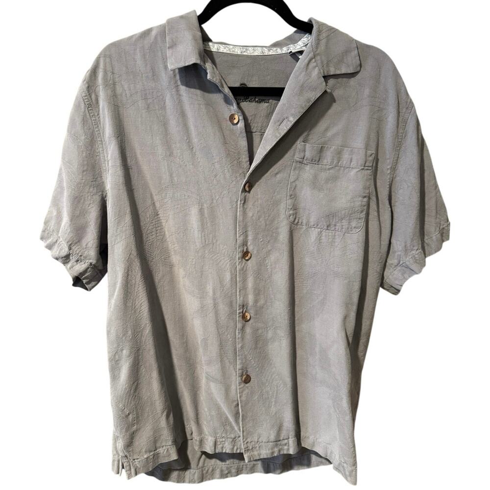 Tommy Bahama 100% Hawaiian silk button down size M